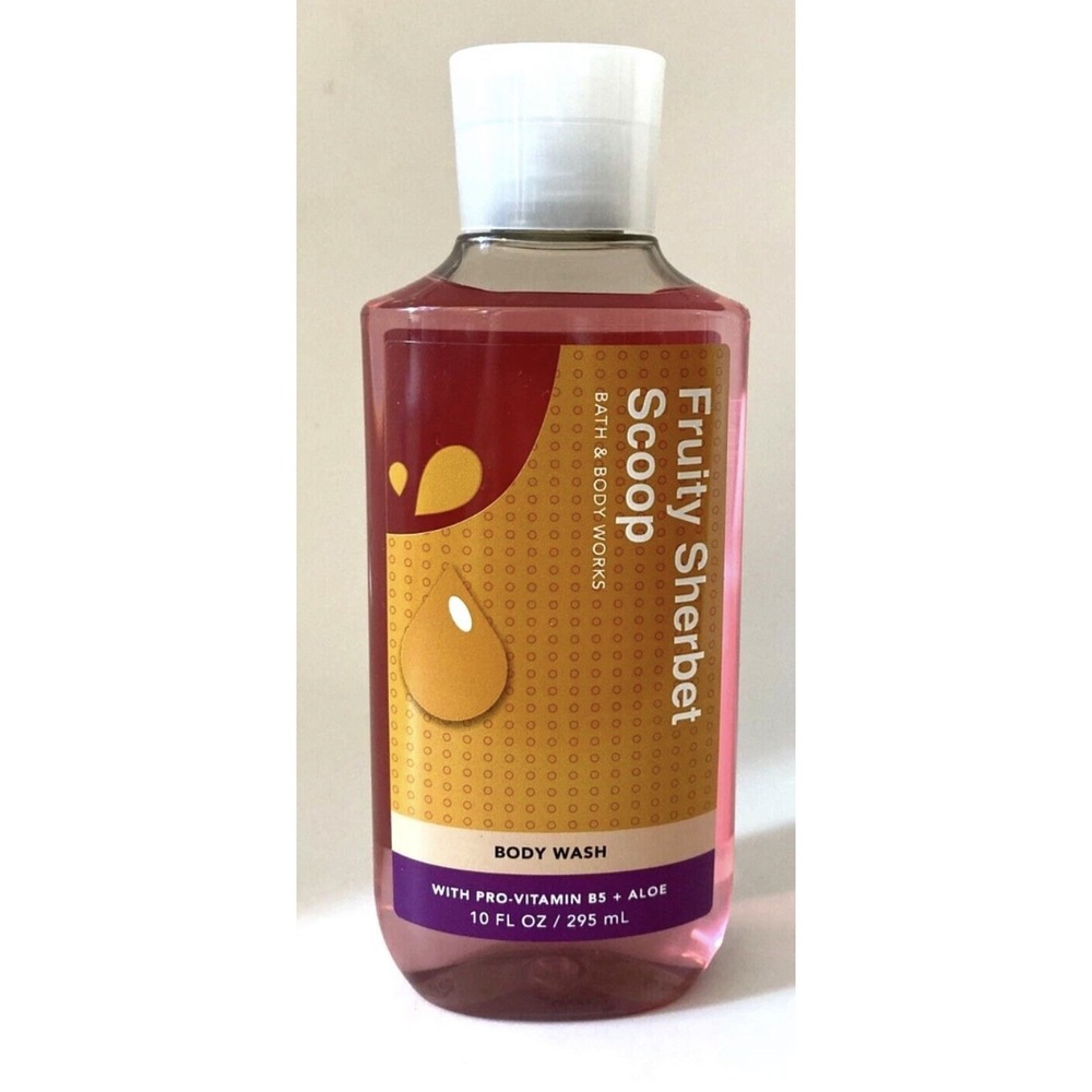 Bath & Body Works Fruity Sherbet Ice Cream Scoop Shower Gel/Body Wash 10oz